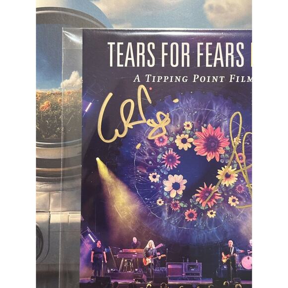 Tears For Fears Songs for a Nervous planet Cream colored Vinyl & Signed print - Picture 3 of 12
